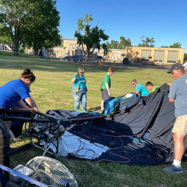 We flew last night in the Cedar Rapids/Marion area.