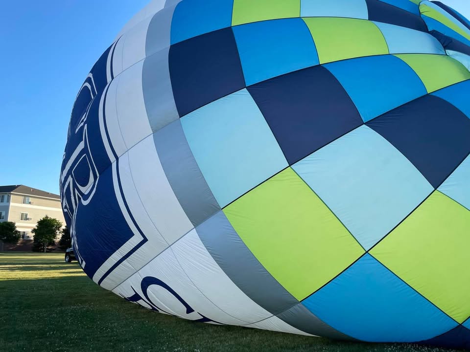 Weather cooperates and we flew this morning.