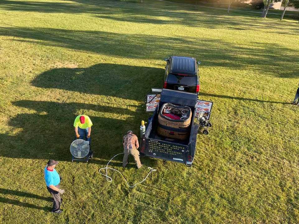 Weather cooperates and we flew this morning.