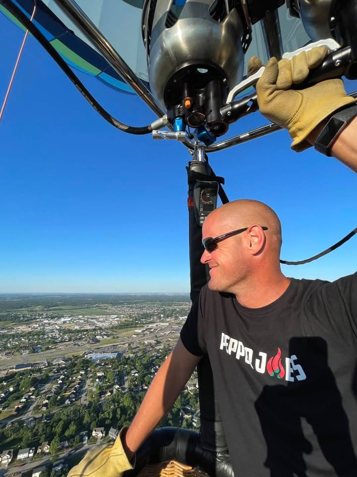 Weather cooperates and we flew this morning.