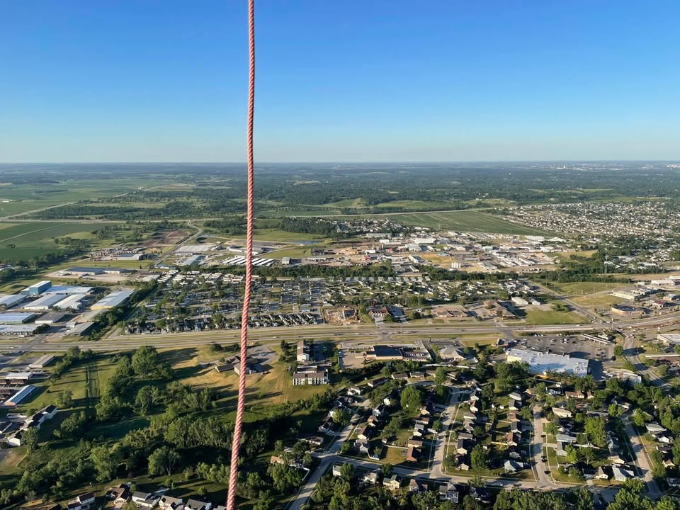 Weather cooperates and we flew this morning.