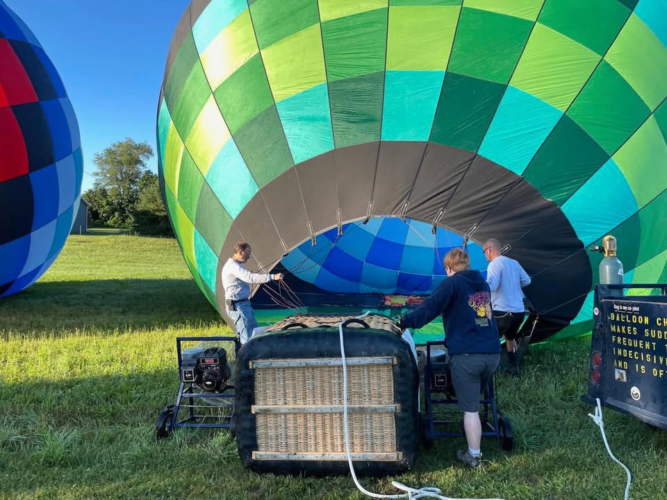 We had a sporty flight this morning.