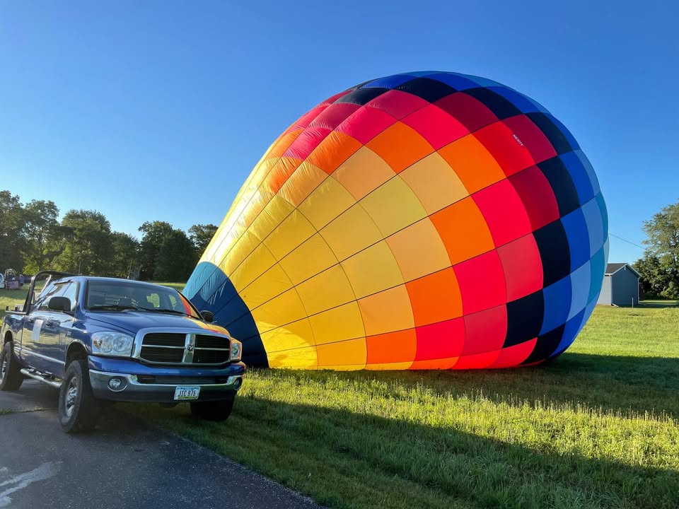 We had a sporty flight this morning.