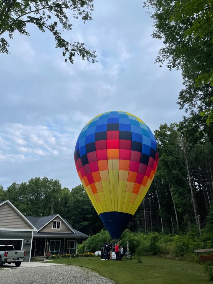 We flew again this morning.