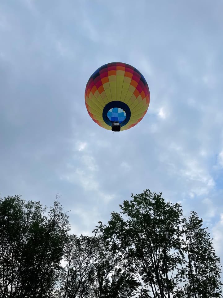 We flew again this morning.