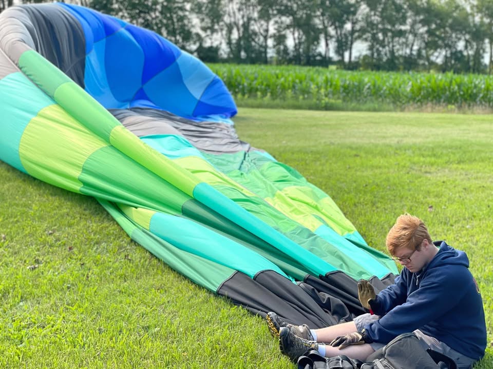 We flew again this morning.