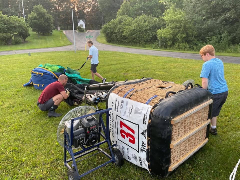 We flew again this morning.