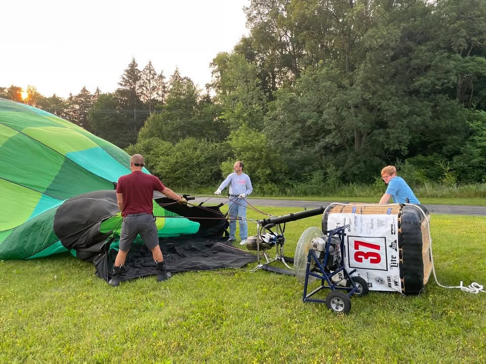 We flew again this morning.