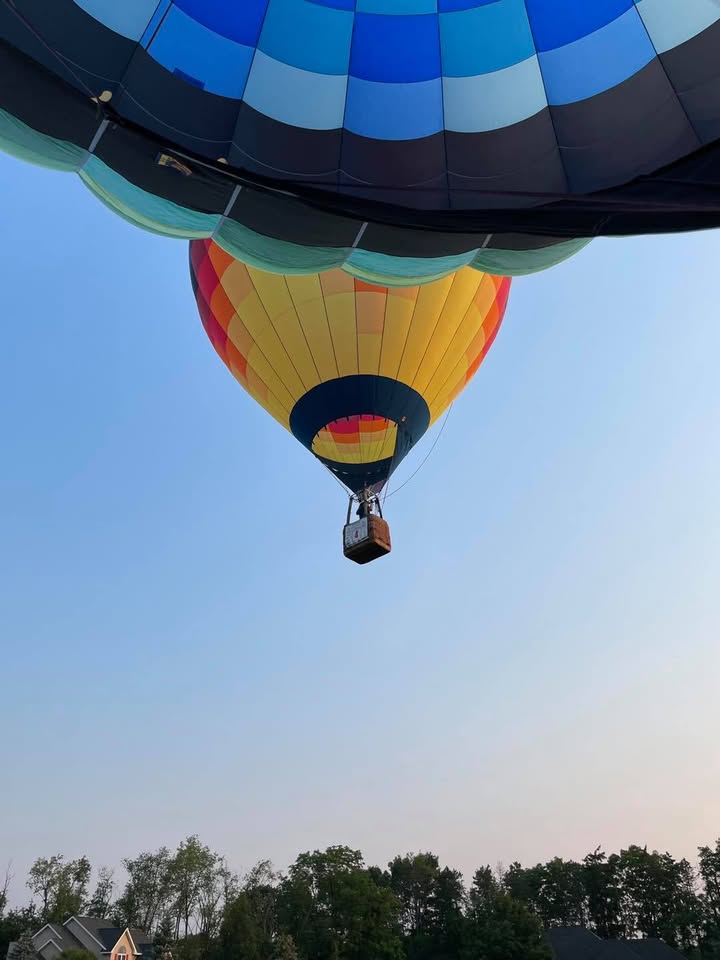 We flew again this morning.