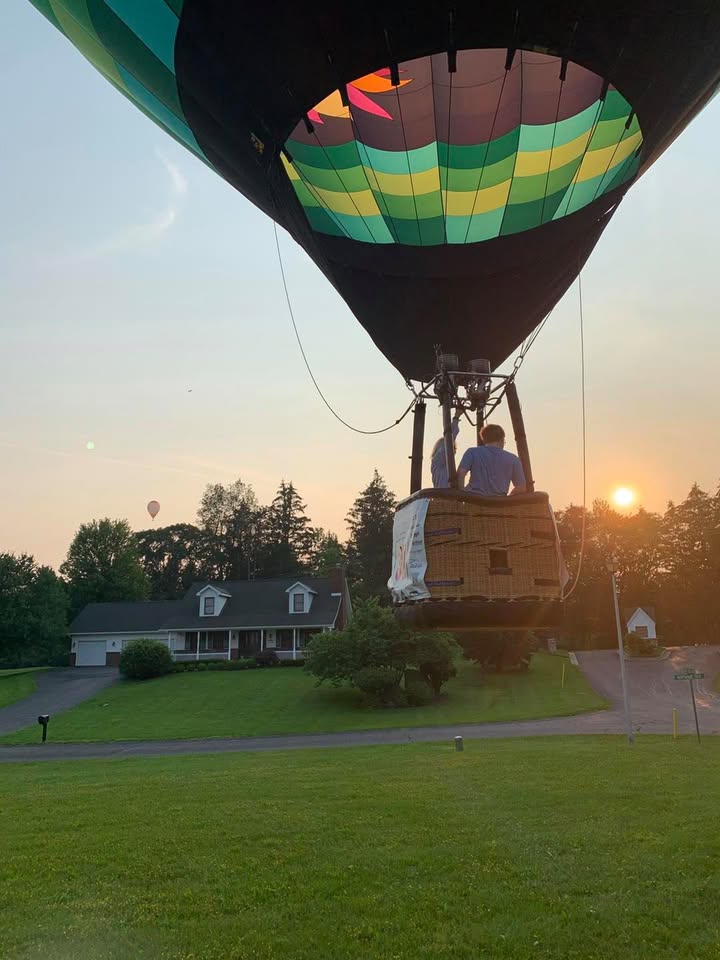 We flew again this morning.