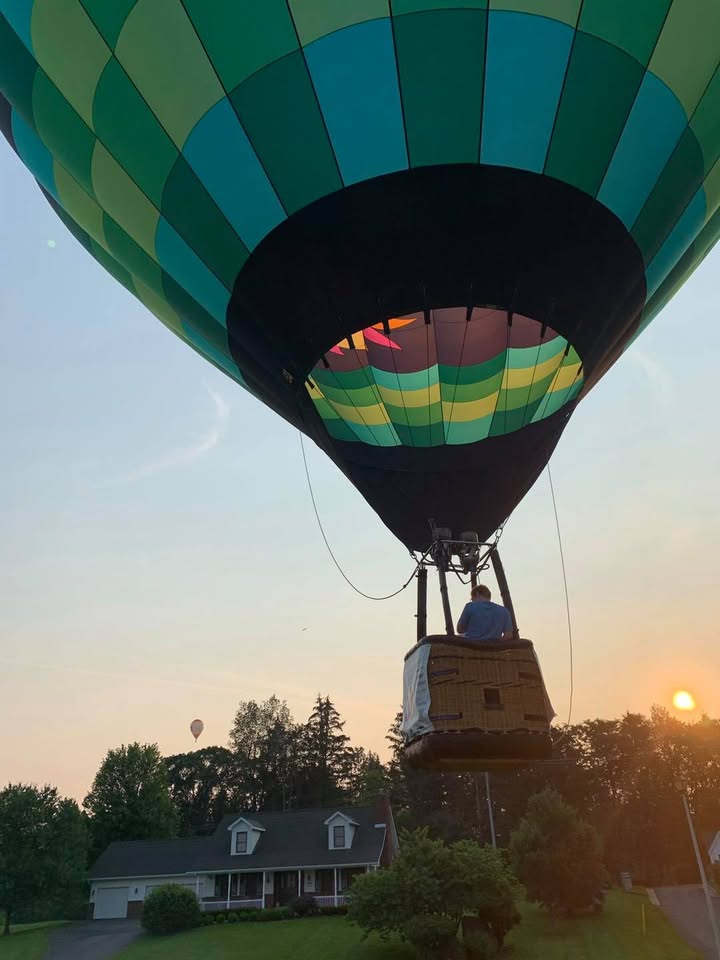 We flew again this morning.