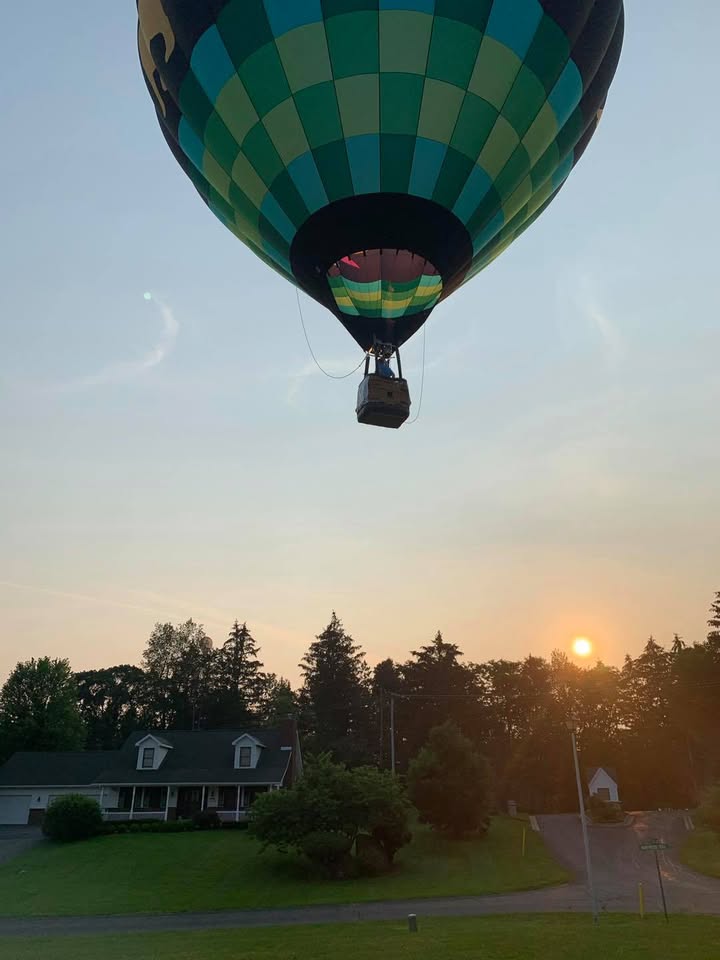 We flew again this morning.