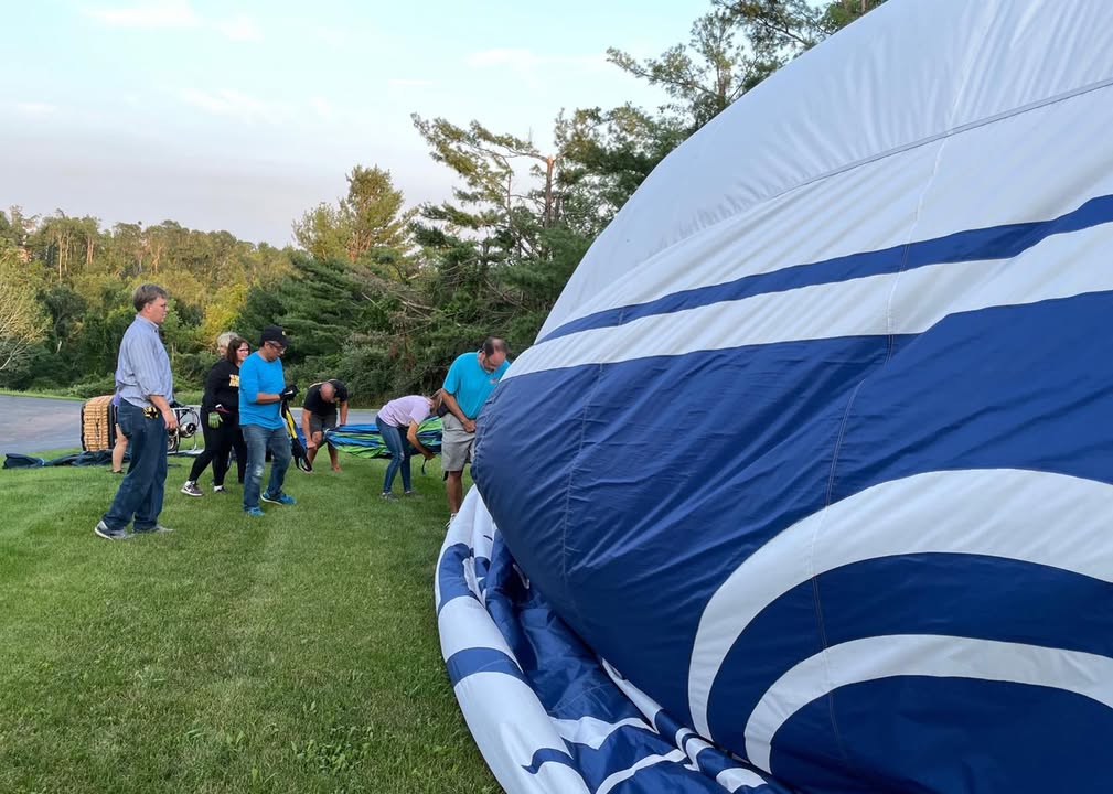 We had a short flight tonight.