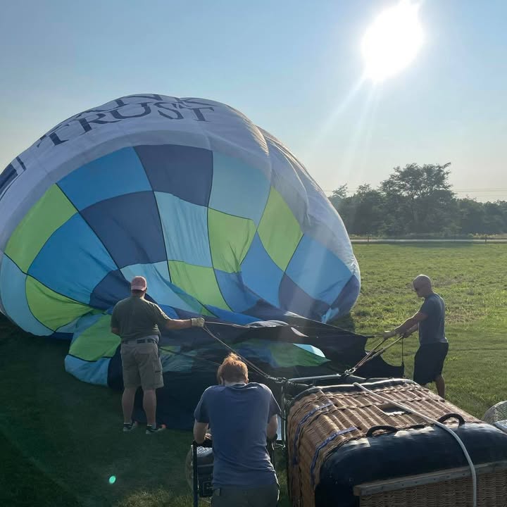 We flew again last night.
