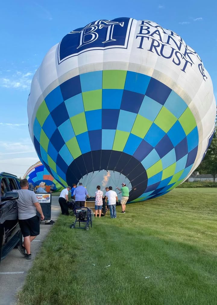 We flew last night.