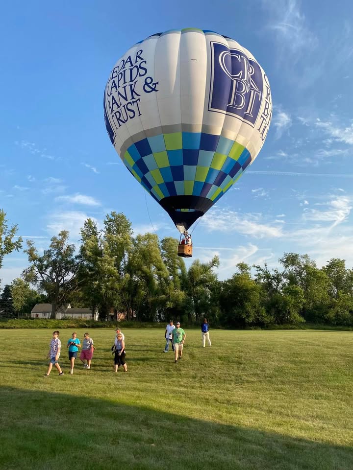We flew last night.