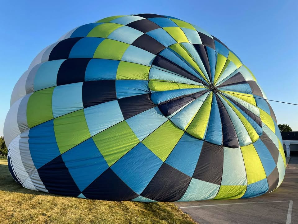 Ryan had a lesson this morning in light winds.