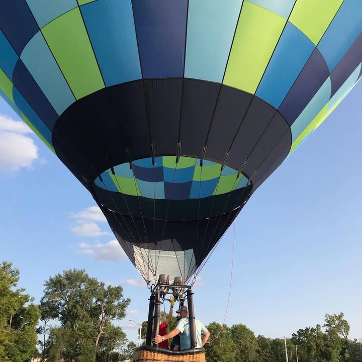 Beautiful flight over Iowa countryside last night!