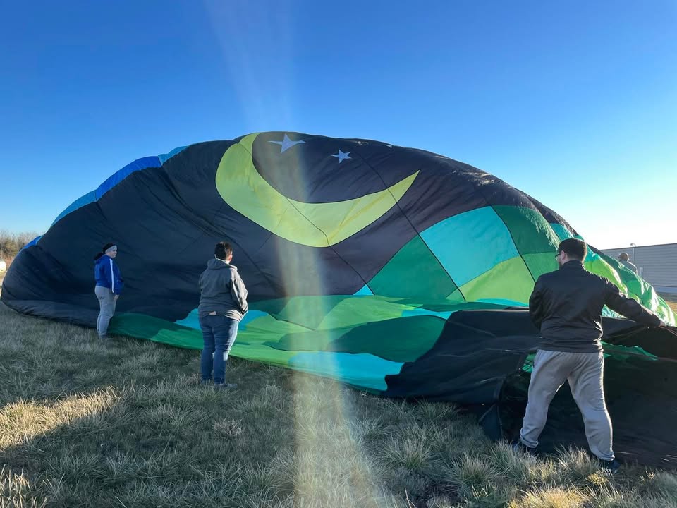 Flying on Christmas Day!