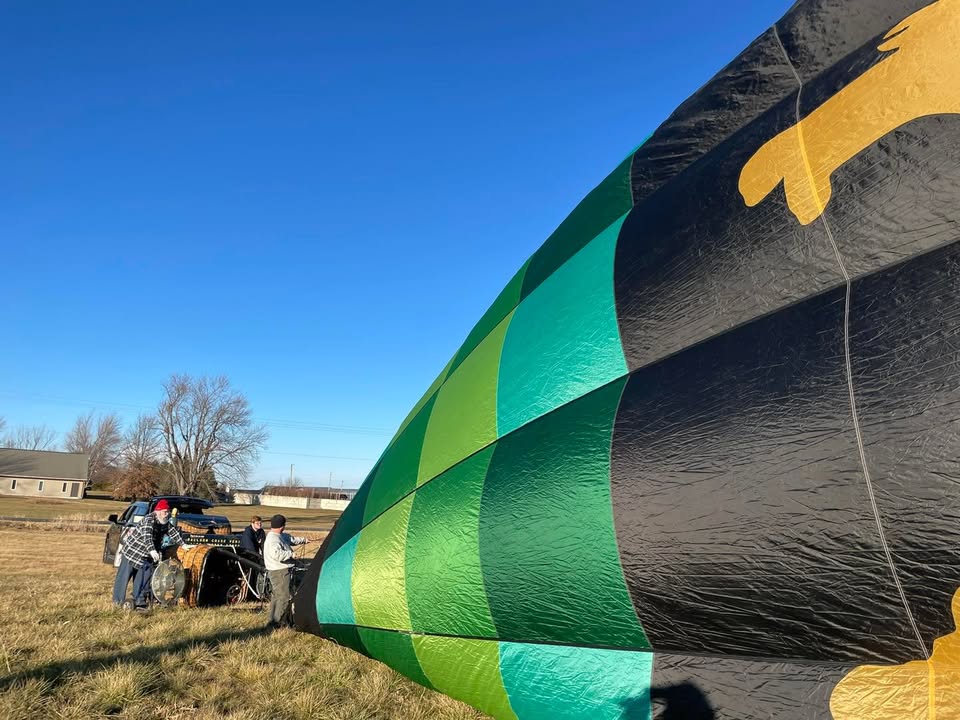Flying on Christmas Day!