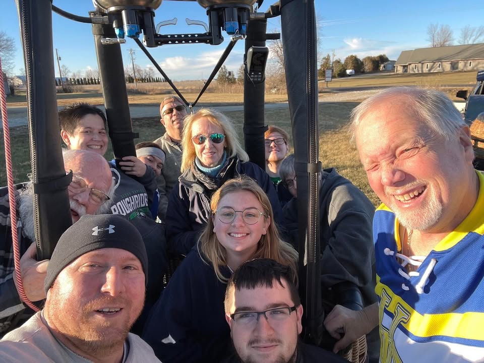Flying on Christmas Day!