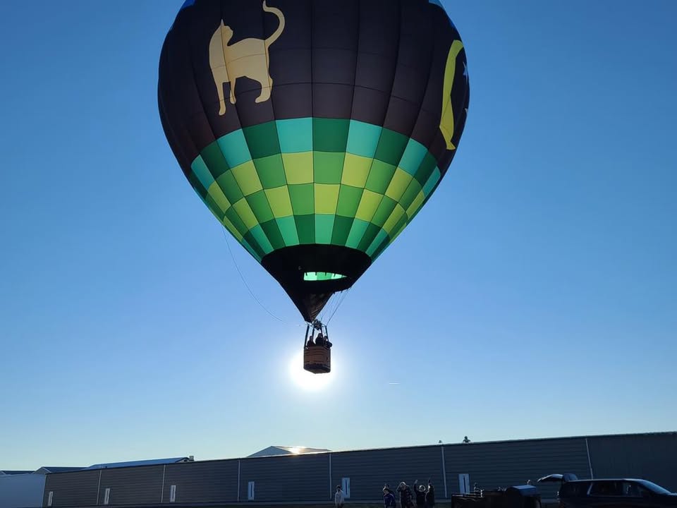 Flying on Christmas Day!