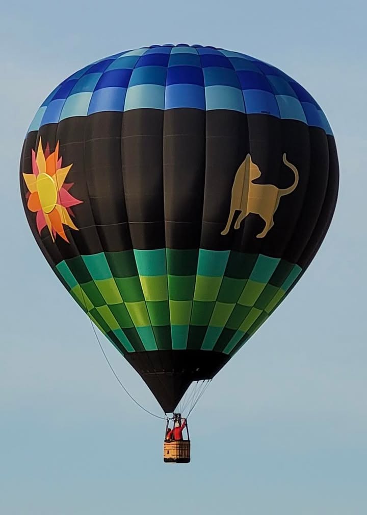 We flew last night.