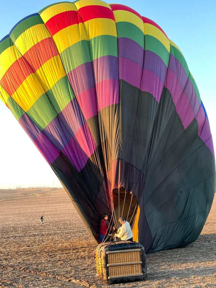 Reid had a solo flight last night.