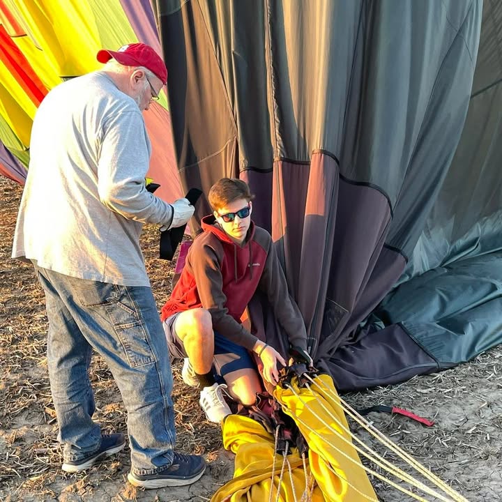 Reid had a solo flight last night.