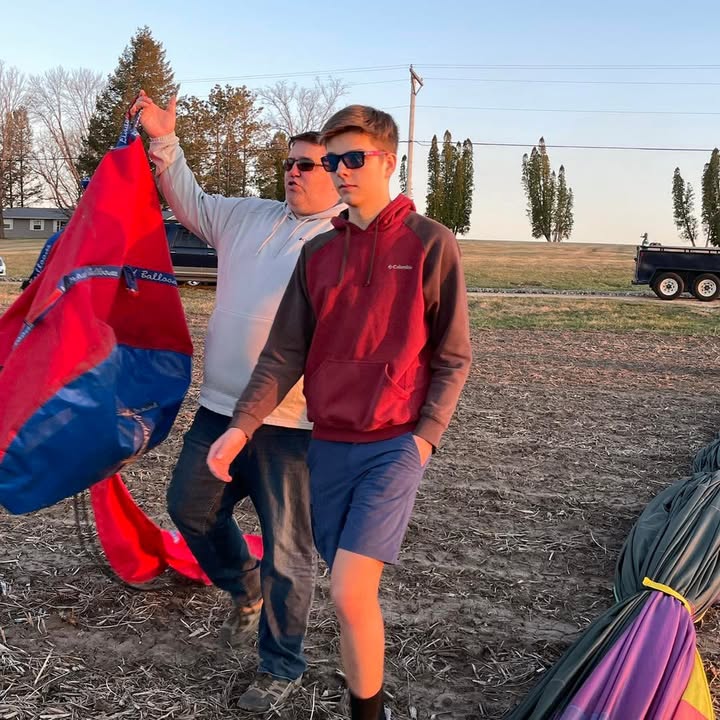 Reid had a solo flight last night.