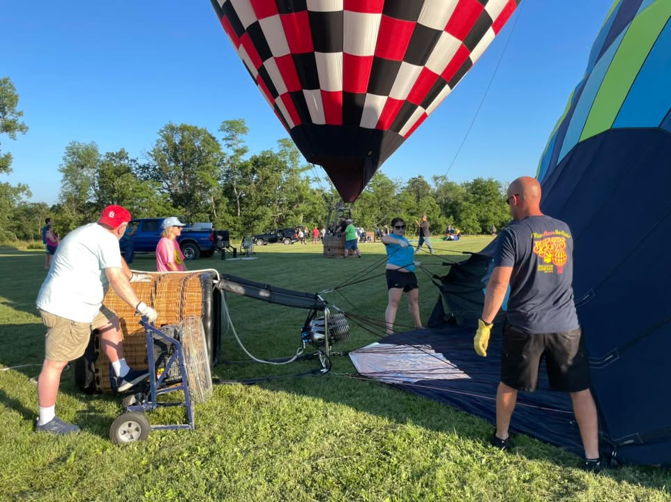 Mike’s birthday flight.