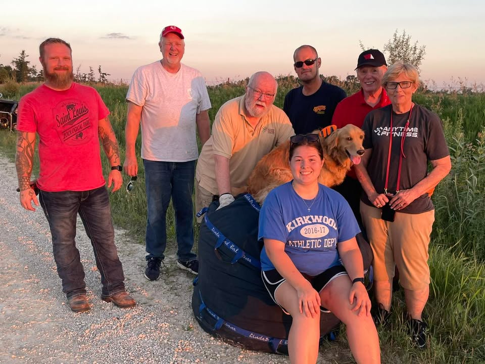 Nice road landing last night out in the country.