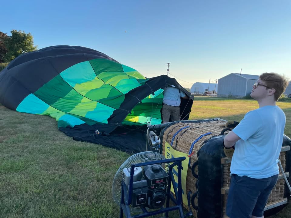 Sunday morning’s flight at the Classic.