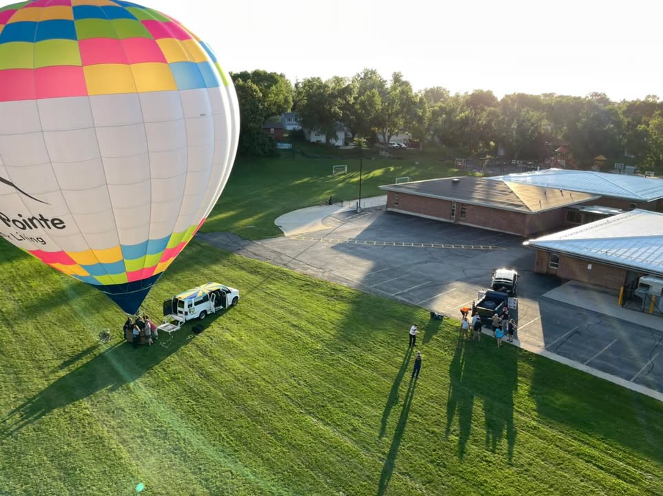 Wind finally calmed down last night and we were able to get in a short flight for crew.