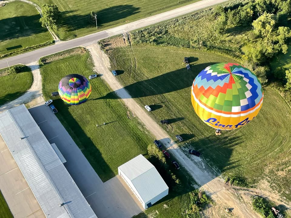 We launchd two ballons last night.
