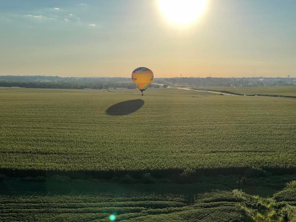 We launchd two ballons last night.
