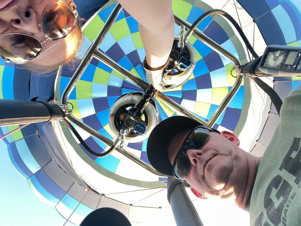 We launchd two ballons last night.