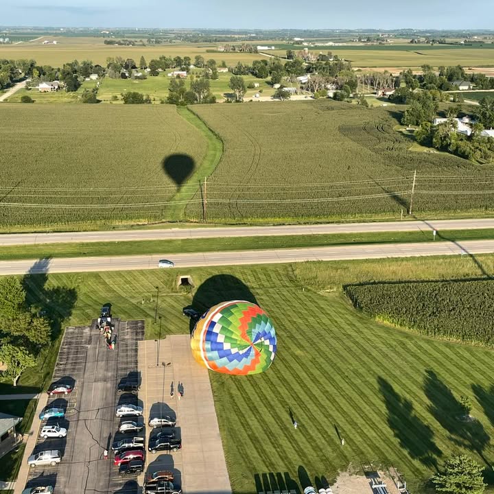 Another flight over our area last night.
