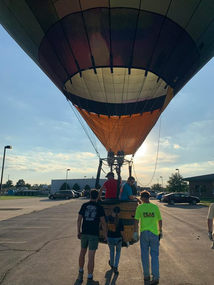 Another flight over our area last night.