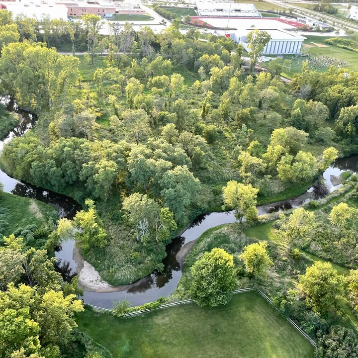 Another flight over our area last night.