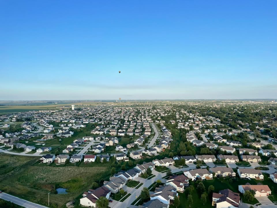 Another flight over our area last night.