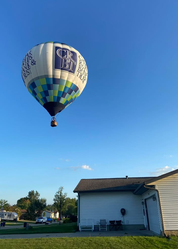Another flight over our area last night.