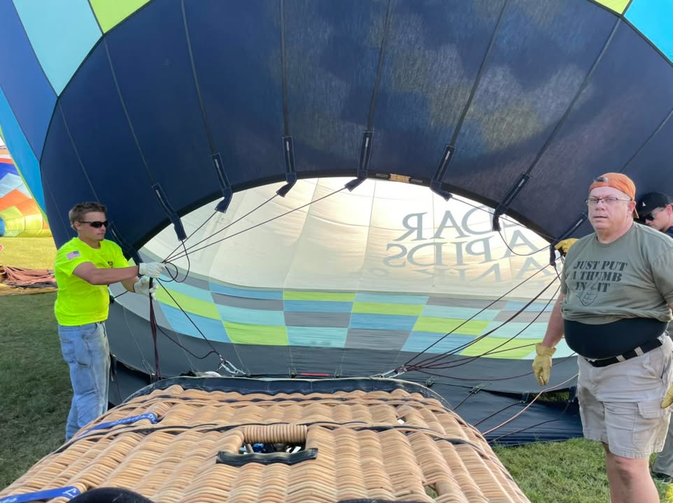 Crew launched and retrieved two balloons again last night.