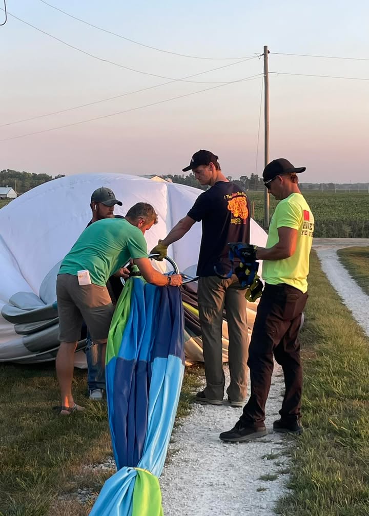 Crew launched and retrieved two balloons again last night.