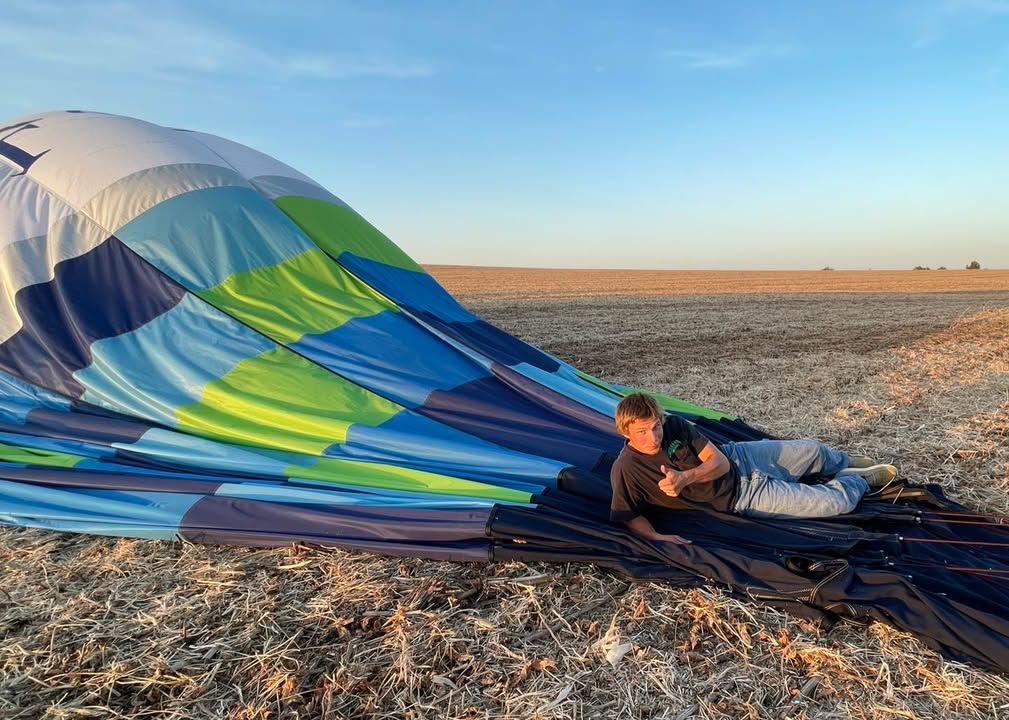Crew launched and packed up two balloons last night.