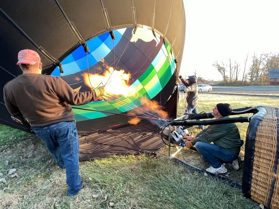 Saturday morning’s flight!