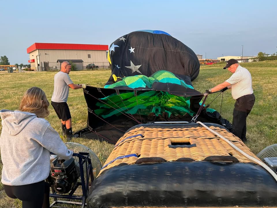 We flew this morning!