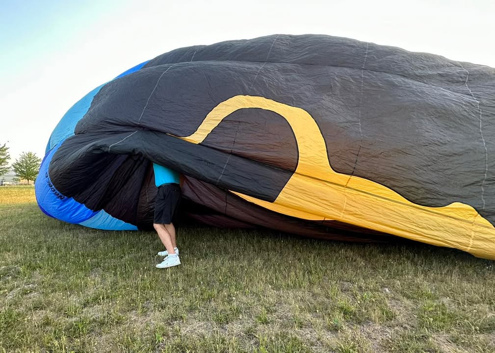 We flew again this morning.
