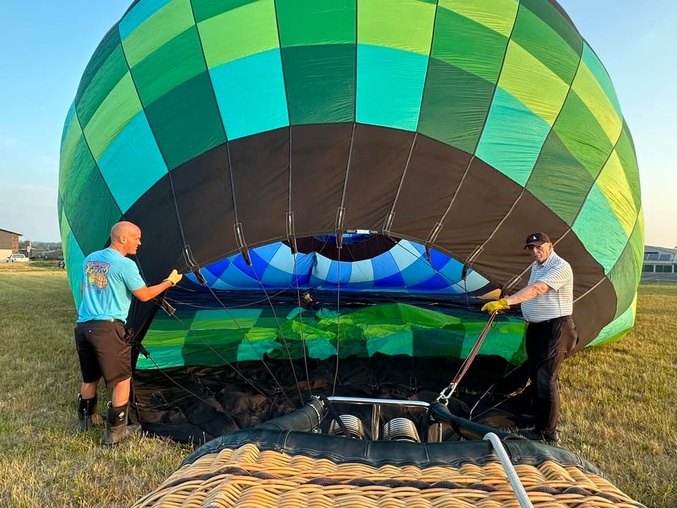 We flew again this morning.