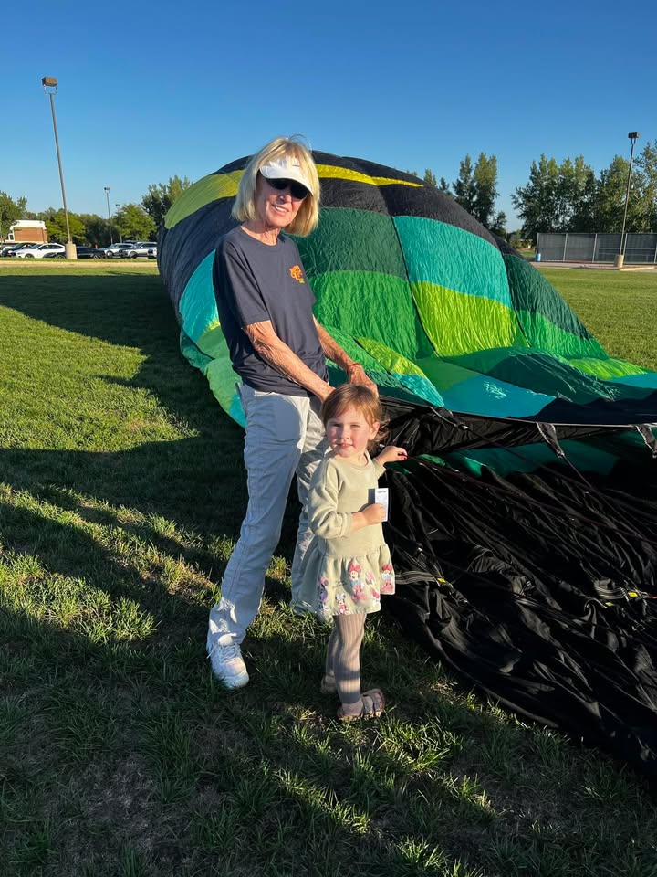 Beautiful night for a flight and training new crew!